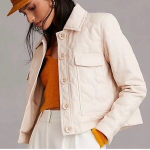 Maeve (Anthropologie) faux leather jacket